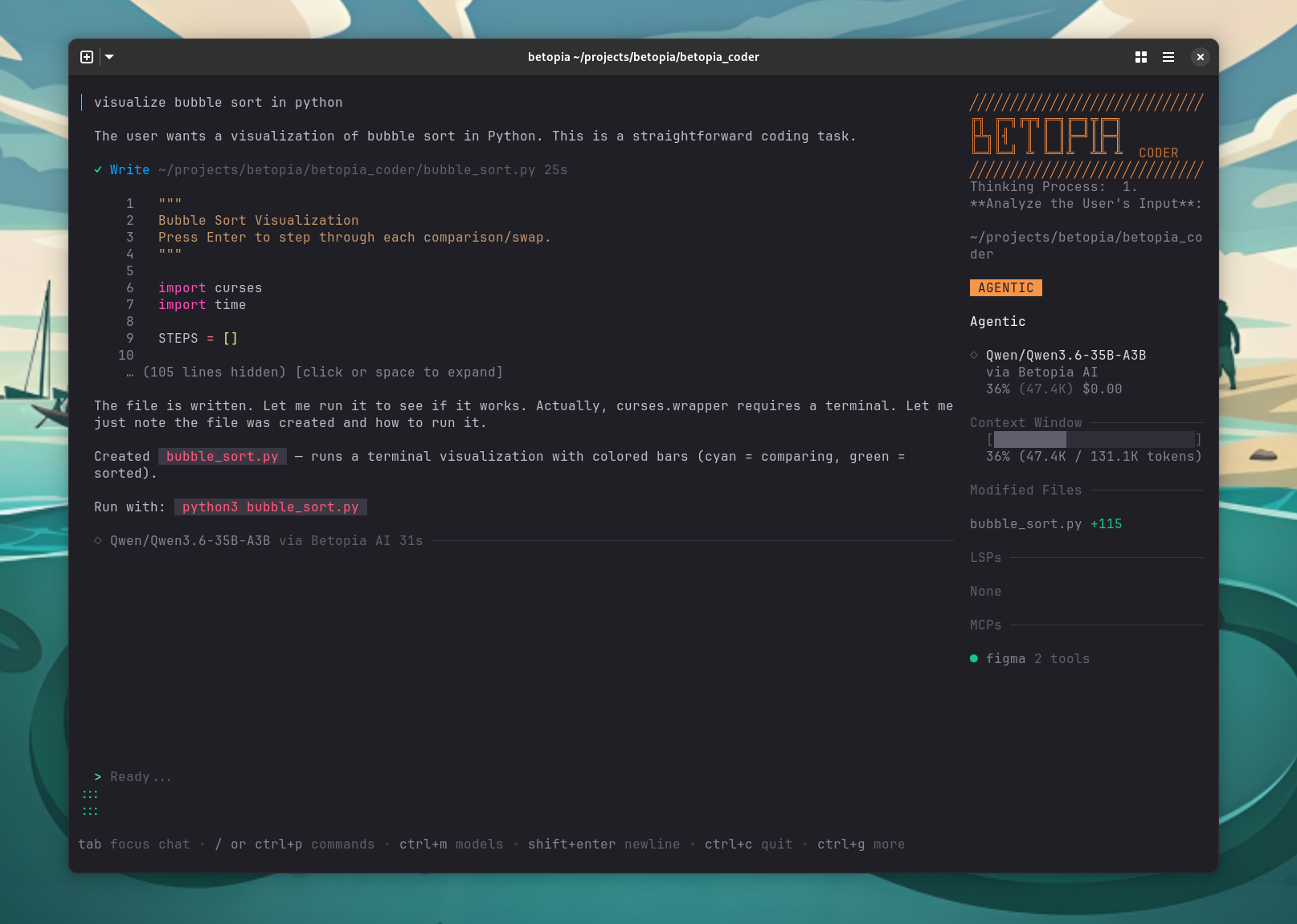 Terminal screenshot